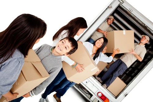 Removal truck service for a Knightsbridge residential move