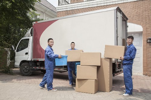 Removal team assisting with a Knightsbridge home move