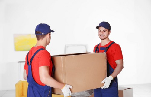 Careful loading and unloading during a Knightsbridge move