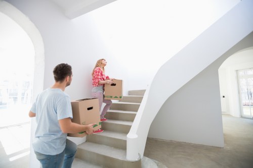 Local packing team handling fragile items in Knightsbridge