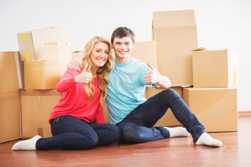Local removals team handling a Knightsbridge apartment move with parking challenges